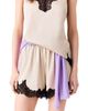 Maje Maje Lace Trim Satin Shorts - 4