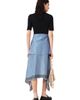 maje maje Layered-effect scarf skirt dress - 2