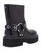maje maje Leather biker boots - 2