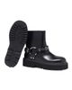 maje maje Leather biker boots - 3