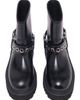 maje maje Leather biker boots - 4