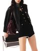 Maje Maje Leather Funnel Neck Jacket - 6