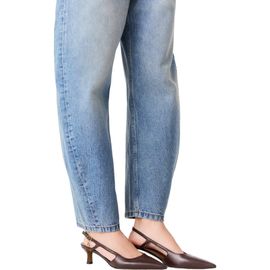 maje maje Leather slingbacks