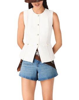 Maje Maje Leena Linen Blend Waistcoat