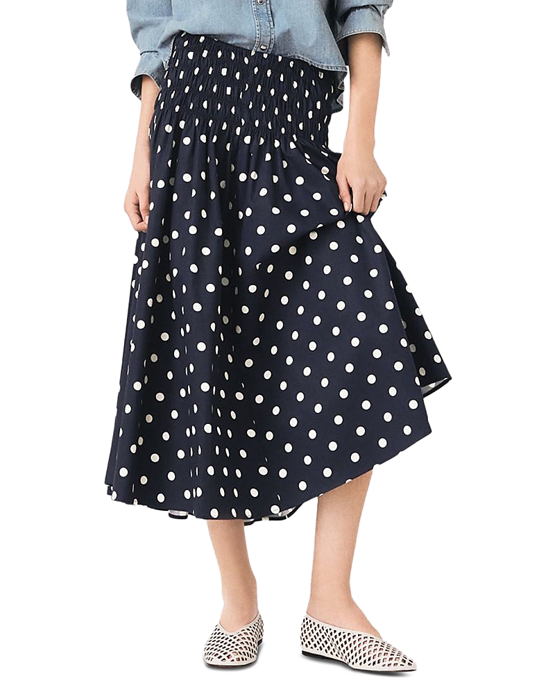 Maje Maje Long Cotton Skirt