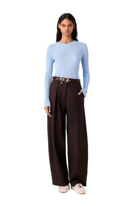 maje maje Lurex knit sweater