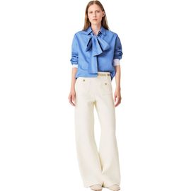 maje maje Lurex tweed trousers