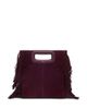 Maje Maje M Fringed Suede Crossbody Bag - 1