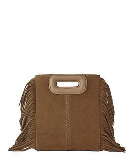 Maje Maje M Mini Fringe Suede Crossbody Bag