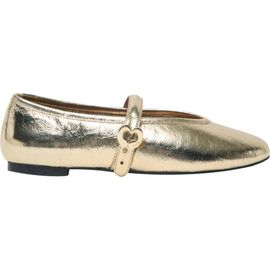 maje maje Metallic leather ballet flats