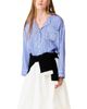 maje maje Mid-length cotton and lace skirt - 5