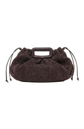 maje maje Milpli bouclé effect clutch bag