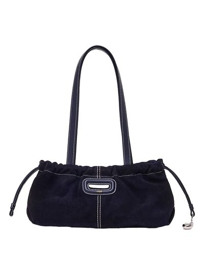 Maje Maje Milpli Gazette Suede Tote