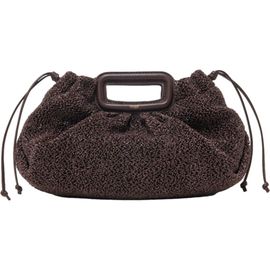 maje maje Mipli bouclé effect clutch bag