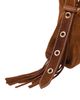 Maje Maje Miss M Mini Fringed Brown Suede Crossbody Bag - 6