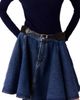 maje maje Mixed suede and leather corset belt - 3