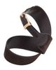 maje maje Mixed suede and leather corset belt - 5