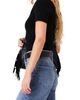 Maje Maje Miyo Cotton Blend Ribbed Square Neck Sweater - 4