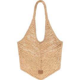 maje maje Natural raffia bag