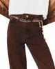 Maje Maje Pantinbrown Mid Rise Bootcut Jeans in Brown - 5
