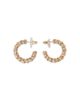 Maje Maje Pave Twist Hoop Earrings - 1