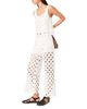 Maje Maje Pimiroir Straight Mirror Crochet Pants - 2