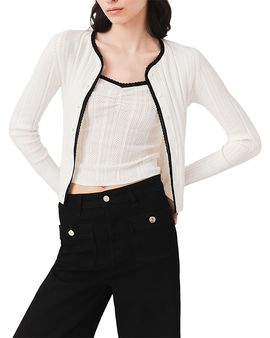Maje Maje Pointelle Knit Cardigan