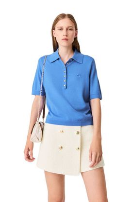 maje maje Polo collar sweater