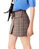 Maje Maje Prince of Wales Check Layered Suit Shorts - 6