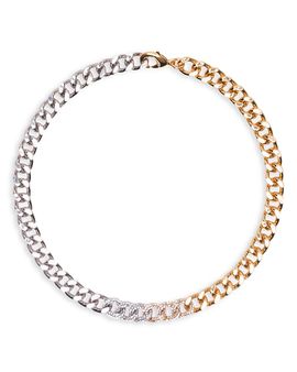 Maje Maje Rhinestone Collar Necklace, 17.7