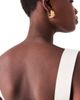 maje maje Rhinestone flower hoop earrings - 4