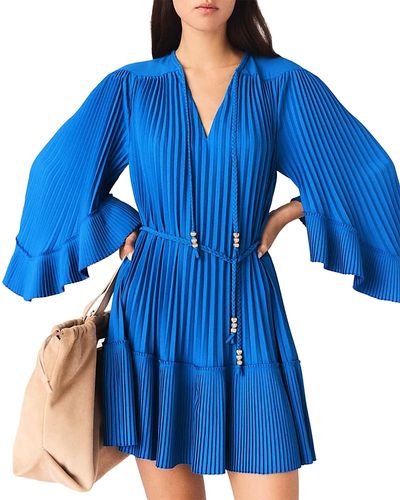 Maje Maje Rilaje Short Pleated Dress