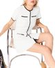Maje Maje Rirsalino Contrast Trim Button Front Dress - 3