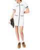 Maje Maje Rirsalino Contrast Trim Button Front Dress - 6