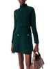 Maje Maje Ritorsa Layered Sweater Mini Dress - 1