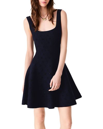 Maje Maje Rowill Jacquard Skater Dress