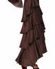 Maje Maje Ruffinello Ruffled Satin High Low Dress - 5