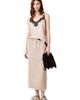 maje maje Satin pencil skirt - 1