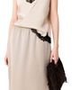 maje maje Satin pencil skirt - 4