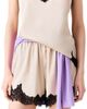 maje maje Satin shorts with lace details - 2