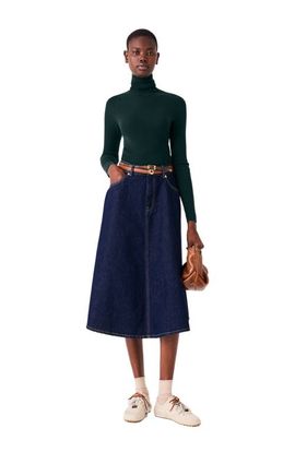 maje maje Second-skin high-neck sweater