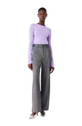 maje maje Second-skin round neck sweater