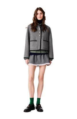 maje maje Short double-faced coat