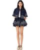 maje maje Short embroidered ruffled skirt - 1