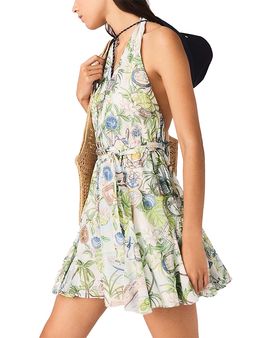 Maje Maje Short Patterned Backless Dress
