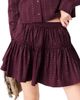 maje maje Short rhinestone cotton skirt - 4