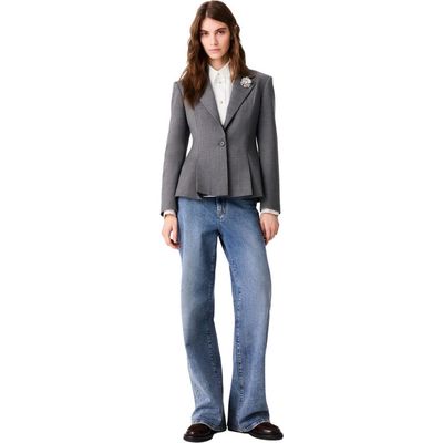 maje maje Short slim-fit suit jacket