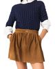 Maje Maje Short Suede Skirt - 4