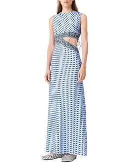 maje russel wave printed mini dress Maje Russel Wave Knit Mini Dress