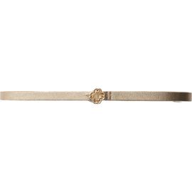 maje maje Slim belt with Clover buckle